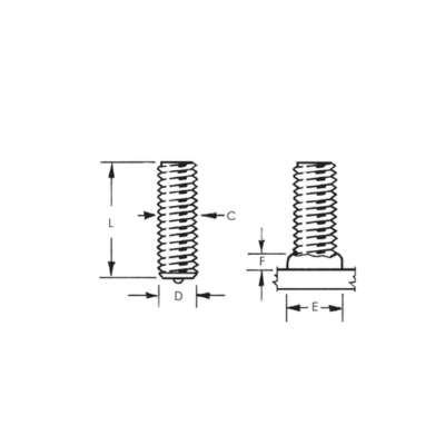 Threaded Full Base Weld Studs
